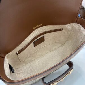 Gucci 1955 Genuine Leather Bag - Image 3
